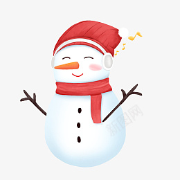 圣诞节卡通手绘雪人可爱png免抠素材_新图网 https://ixintu.com 圣诞节 卡通 手绘 雪人 可爱