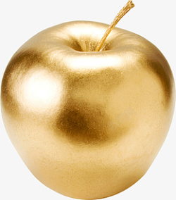 金色质感边框金属质感苹果高清图片