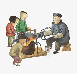 回忆童年时光psd免抠素材_新图网 https://ixintu.com 回忆童年 童年时光 童年 爆米花 小时候