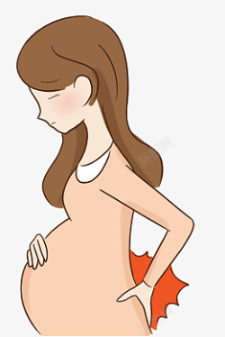 腰疼孕妇腰疼保养高清图片