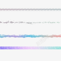 各类型分割线png免抠素材_新图网 https://ixintu.com 分割线 渐变 泼墨 元素