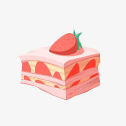 草莓蛋糕糕点甜品爱情裳素材