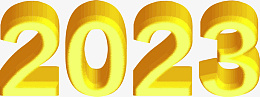 2023新年金色字体png免抠素材_新图网 https://ixintu.com 2023 新年 字体 立体字