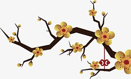 古典树枝花朵装饰png免抠素材_新图网 https://ixintu.com 古典 树枝 小花 花瓣
