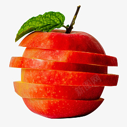 切片堆砌的苹果psd免抠素材_新图网 https://ixintu.com 水果 苹果 食物 水果拼盘 水果造型