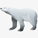 极地熊animalsiconset素材