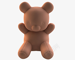 可爱的小熊玩偶摆件png免抠素材_新图网 https://ixintu.com 小熊 玩具 娃娃 装饰 摆件