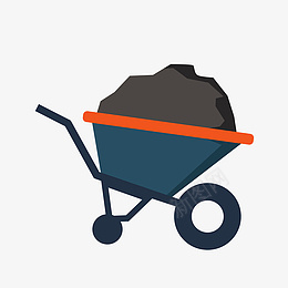 推车里的煤炭手绘图png免抠素材_新图网 https://ixintu.com 手绘图 推车 煤炭 煤矿 简图 轮子