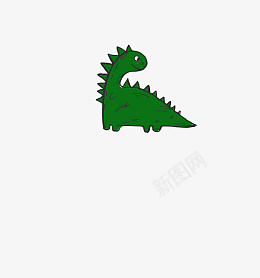 手绘线稿恐龙png免抠素材_新图网 https://ixintu.com 手绘 卡通 恐龙 简笔画