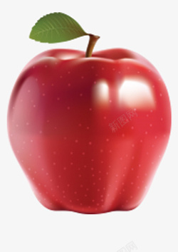 苹果红苹果红色水果素材