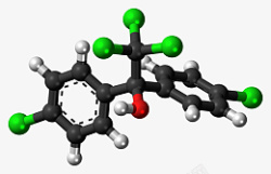 分子三氯杀螨醇化学复合化学球棒模型素材