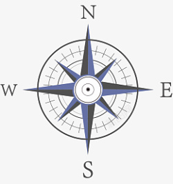 指南针图标装饰免抠png素材