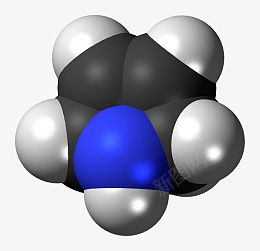 化学吡咯分子原子模型png免抠素材_新图网 https://ixintu.com 化学 分子结构 吡咯分子 原子 模型