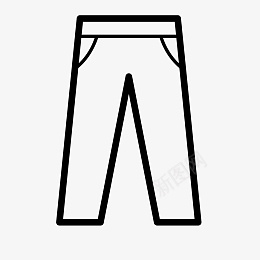 扁平化裤子png免抠素材_新图网 https://ixintu.com UI图标 h5图标 手机图标 界面UI 网页UI 裤子 长裤