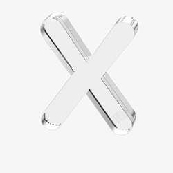 XXX立体水晶透明字母xxx高清图片