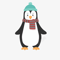 冬季企鹅企鹅冬季动物动物冬季高清图片
