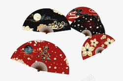 中国风创意扇子中国风元素扇子高清图片