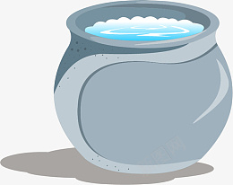 古代水缸内有水ai免抠素材_新图网 https://ixintu.com 古代 瓷器 水缸 有水