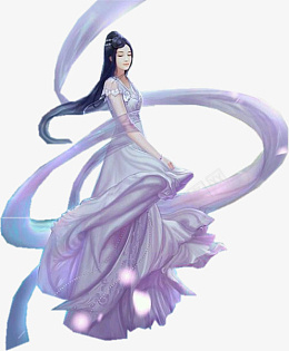 游戏古风仙女png免抠素材_新图网 https://ixintu.com 唯美 古风 女生 浪漫