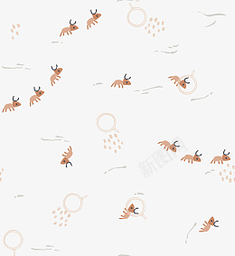 图案素材动物矢量图eps免抠素材_新图网 https://ixintu.com 蚂蚁 放大镜 背景 图案