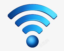 无线网络素材蓝色wifi素材