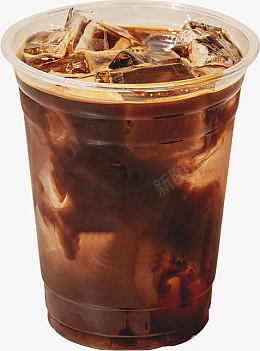 冰美式咖啡png免抠素材_新图网 https://ixintu.com 咖啡 冰块 美式 饮料