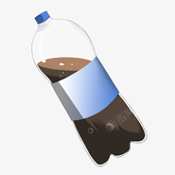 可乐水瓶饮料卡通PNG素材素材