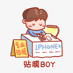 手机搞笑贴膜BOY表情包高清图片