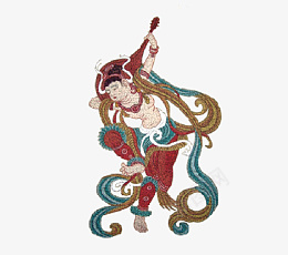 中国风敦煌壁画系列png免抠素材_新图网 https://ixintu.com 中国风 敦煌 壁画 国潮