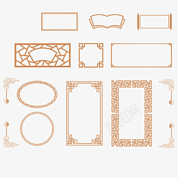 国风框架布局psd免抠素材_新图网 https://ixintu.com 国风 框架 布局 样式