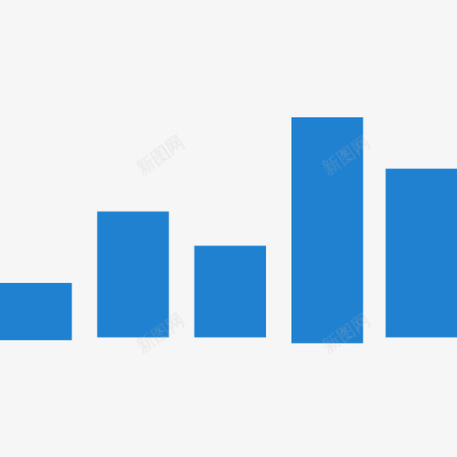 柱状图蓝svg_新图网 https://ixintu.com 柱状 图蓝