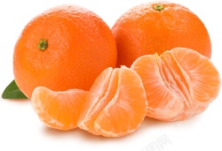 新鲜水果橘子配图素材