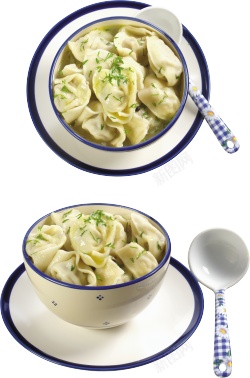 美食小饺子汤团图片素材