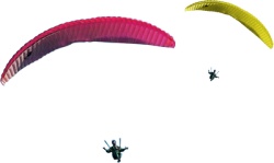 降落伞跳伞素材
