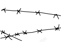 铁丝网越空追击素材