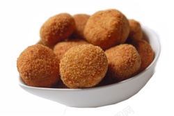 炸豆丸子素材