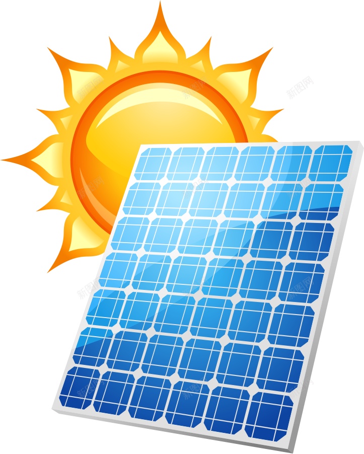 太阳能电池板png免抠素材_新图网 https://ixintu.com 太阳能电池板