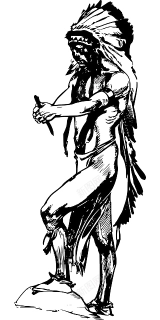 美洲印第安人印第安人png免抠素材_新图网 https://ixintu.com 印第安人 美洲印第安人
