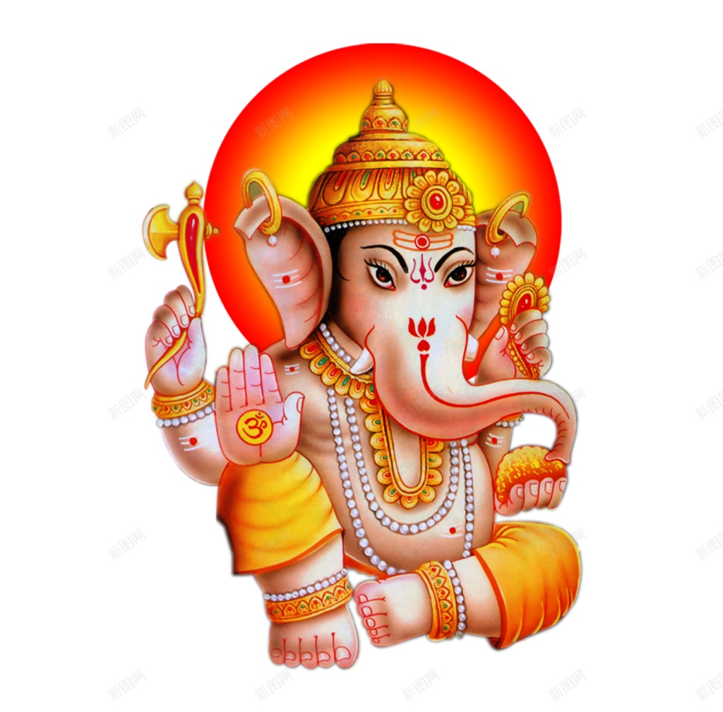 Ganeshapng免抠素材_新图网 https://ixintu.com Ganesha