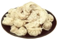 小水饺冷水包汤团图片素材