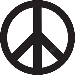 和平标志和平的象征素材