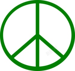 和平标志和平的象征素材