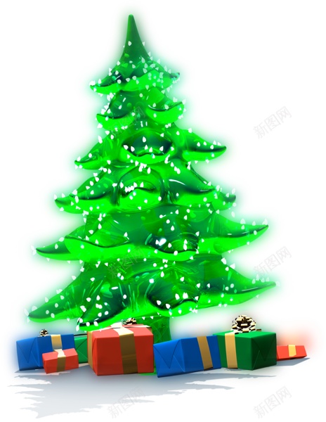 绿色圣诞树可爱的圣诞元素png免抠素材_新图网 https://ixintu.com 圣诞 圣诞树 圣诞节 可爱 卡通圣诞 手绘 礼盒 树环 矢量 灯泡 白色  绿色