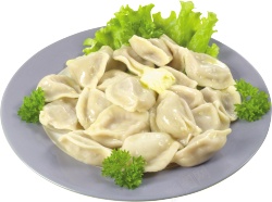 小水饺冷水包汤团图片素材