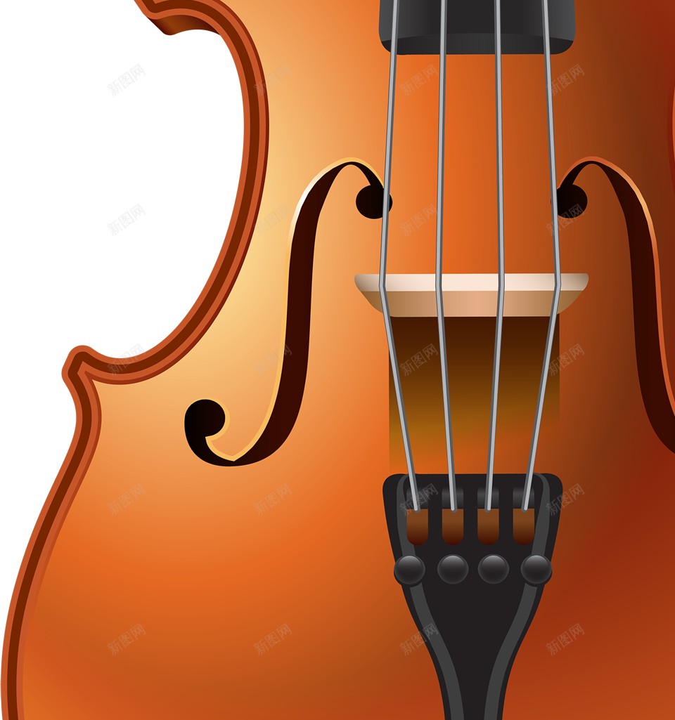 小提琴png免抠素材_新图网 https://ixintu.com 小提琴