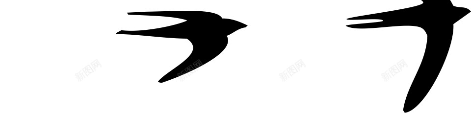 黑色的小燕子png免抠素材_新图网 https://ixintu.com 燕子 小燕子 黑燕 春天 飞翔 飞行 飞鸟 鸟类  