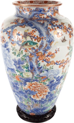 古风艺术陶瓷大花瓶装饰图素材