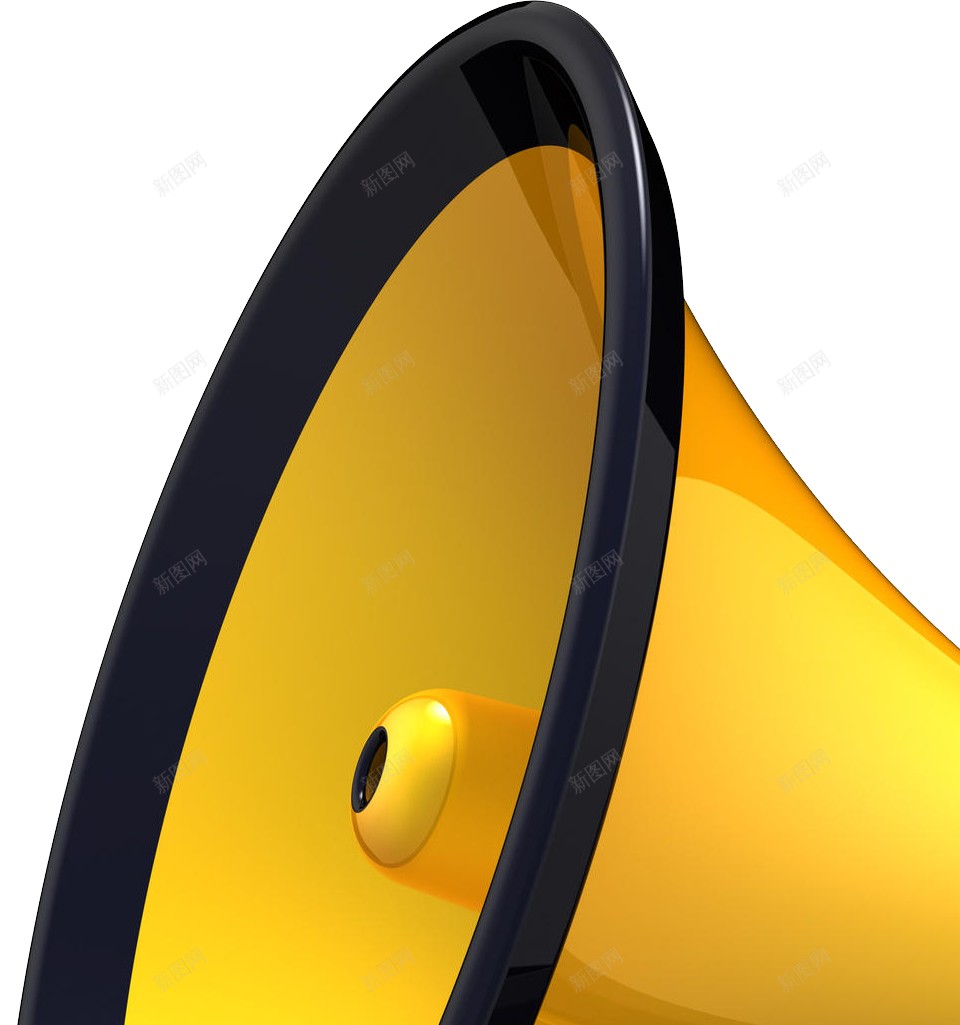 扩音器喇叭筒png免抠素材_新图网 https://ixintu.com 喇叭筒 扩音器