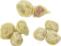 美食小饺子汤团图片素材