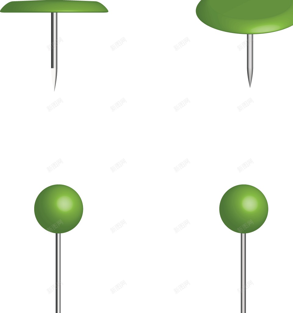 大头针胸针png免抠素材_新图网 https://ixintu.com 大头针 胸针